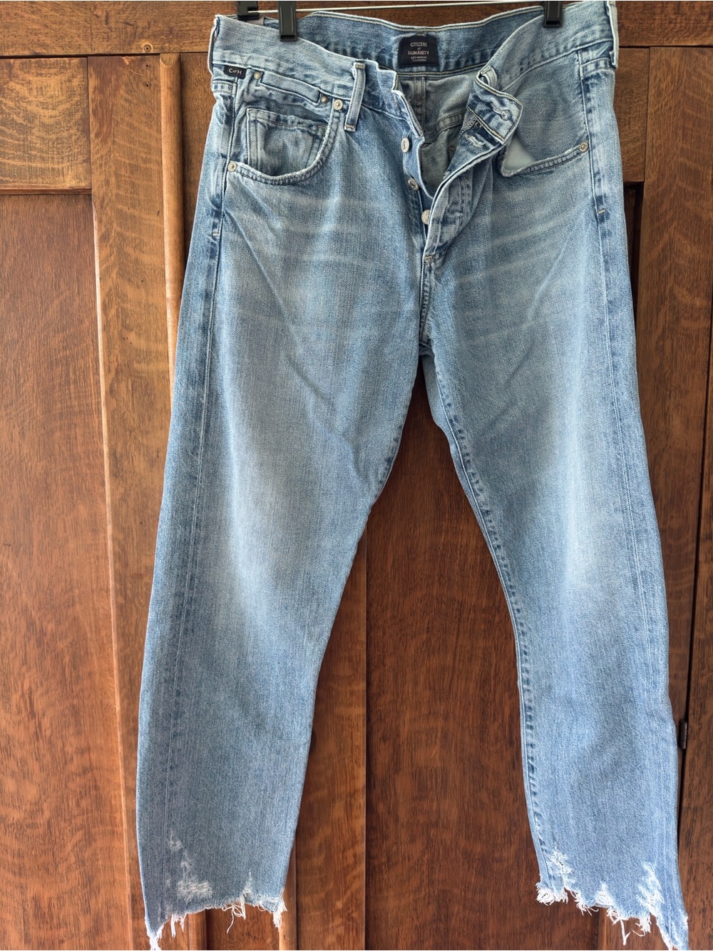 Citizens Of Humanity Emerson Slim Fit Boyfriend Jeans with Frayed Hem